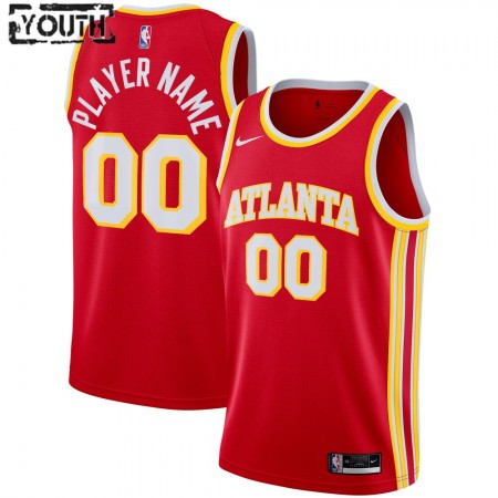 Maillot Basket Atlanta Hawks Personnalisé 2020-21 Nike Icon Edition Swingman - Enfant
